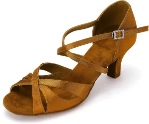 Women's Latin Dance Shoes Female's Ballroom Salsa Dance Shoes 2.5 3 Inch Heel