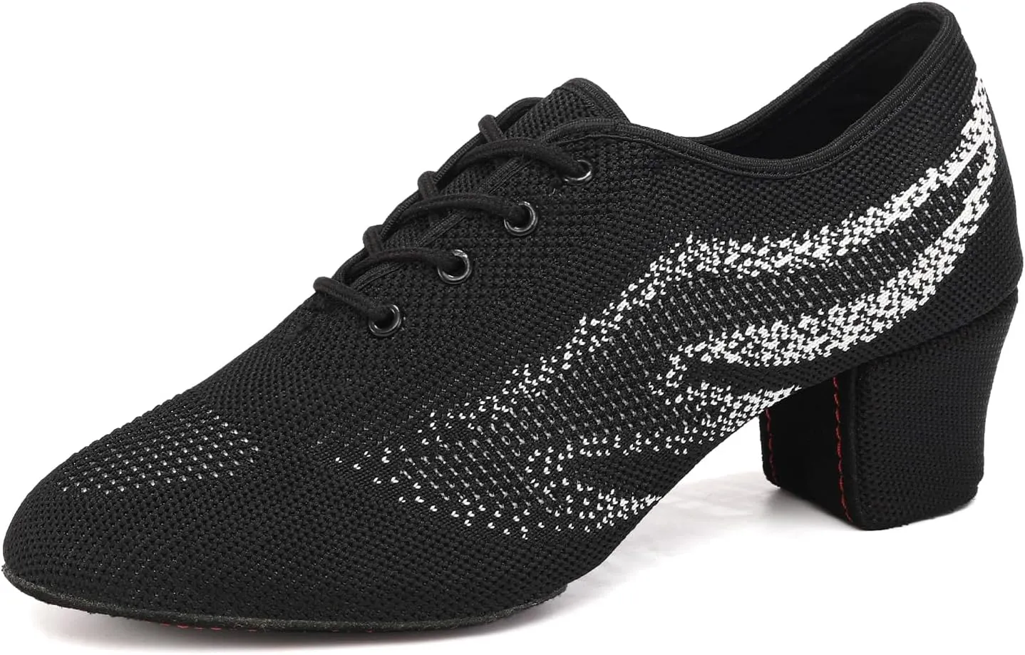 Womens Latin Dance Sneakers Lace-up Social Rhythm Dance Shoes,Model HD01