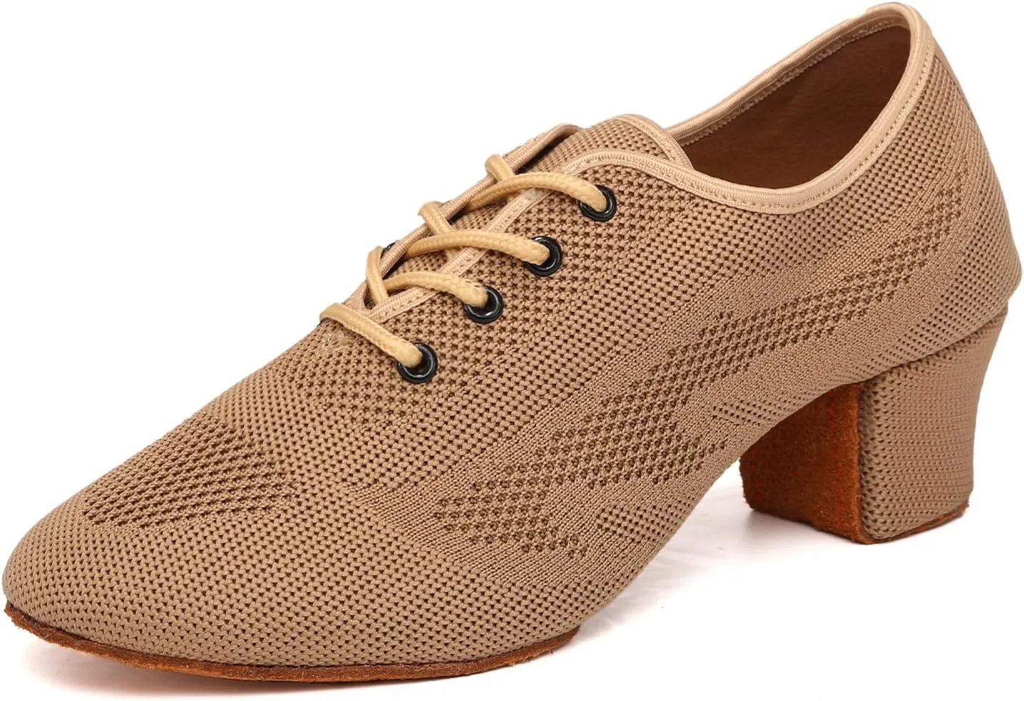 Womens Latin Dance Sneakers Lace-up Social Rhythm Dance Shoes,Model HD01