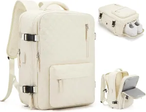 WONHOX Large Travel Backpack Carry on Flight Approved Laptop Work Business Backpack for Women Men Mochila de Viaje