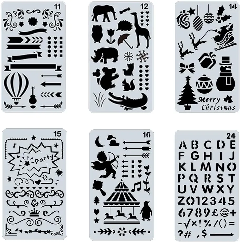 Wood Burning Tips Letters Uppercase Alphabet Number Symbol Branding and Personalization Set (Include 38 Numbers 18 Symbol and 6 Stencils)