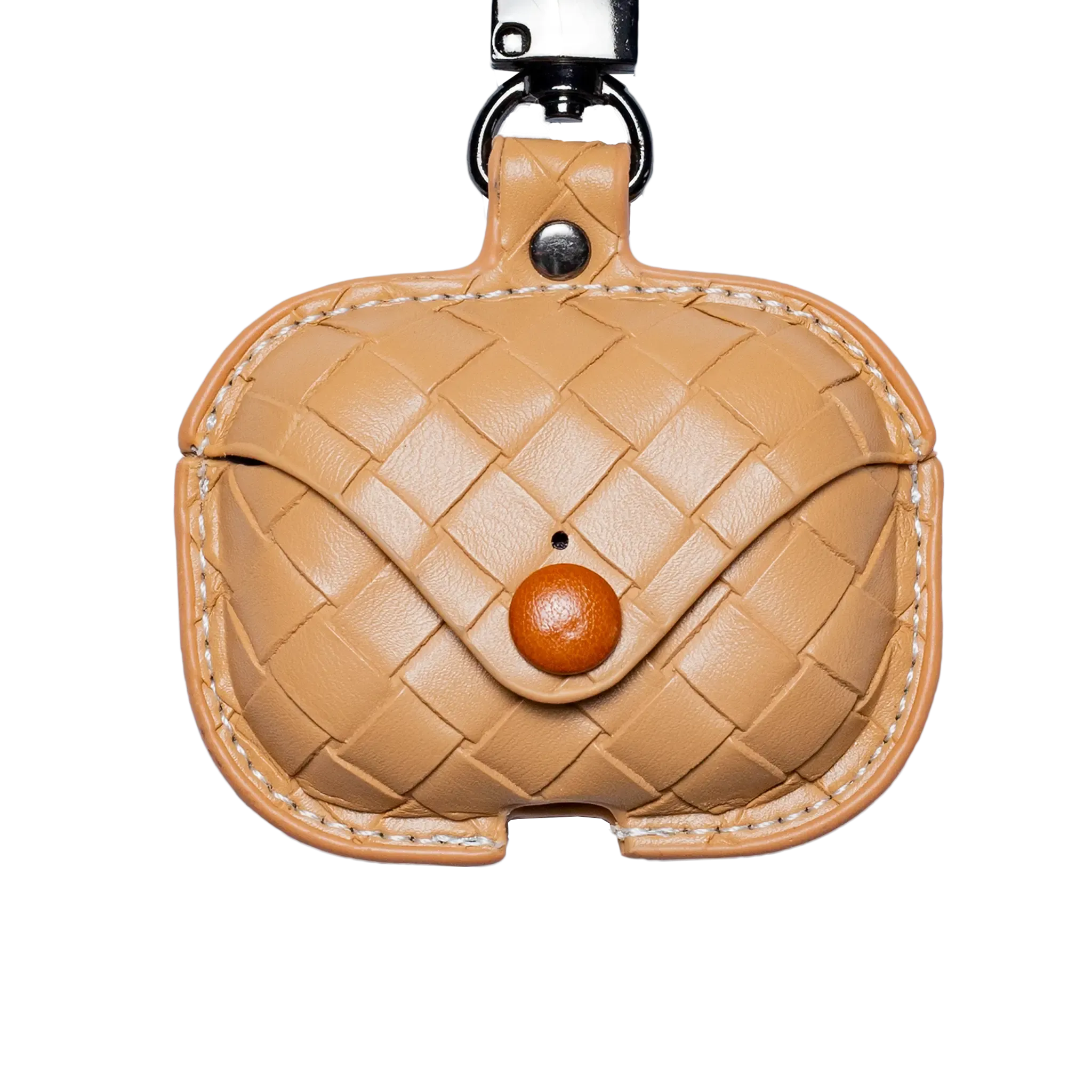 Woven Pattern Leather AirPods Case