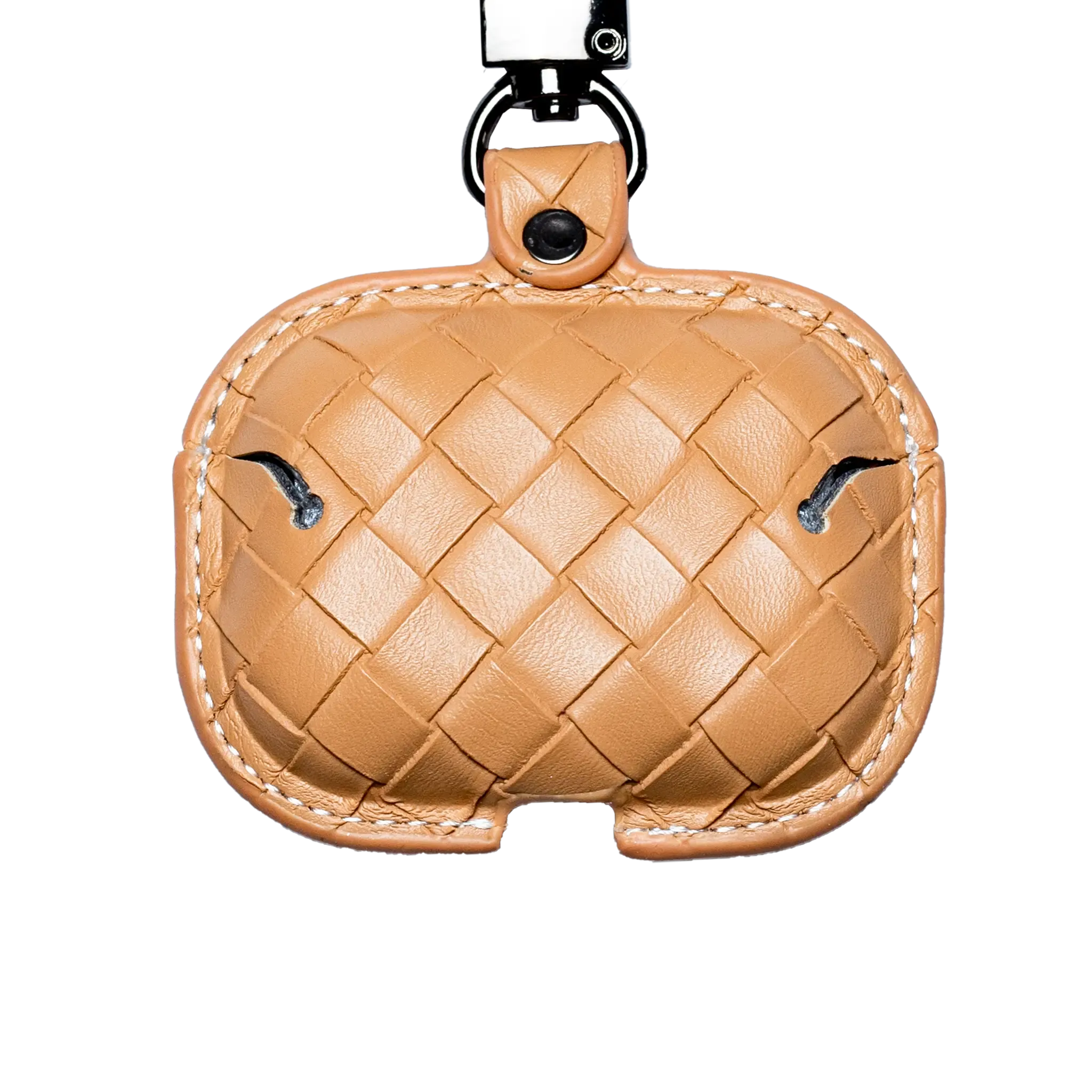 Woven Pattern Leather AirPods Case