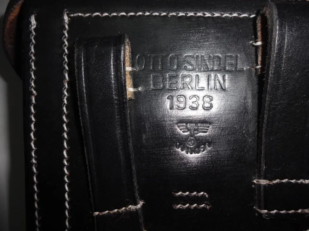 WW2 9mm German P.08 P08 Hardshell Luger Pistol Holster Reproduction