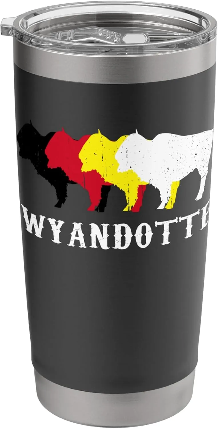 Wyandotte Nation Wyandot people Wendat tribe Stainless Steel Insulated Tumbler
