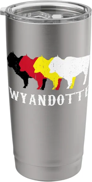 Wyandotte Nation Wyandot people Wendat tribe Stainless Steel Insulated Tumbler