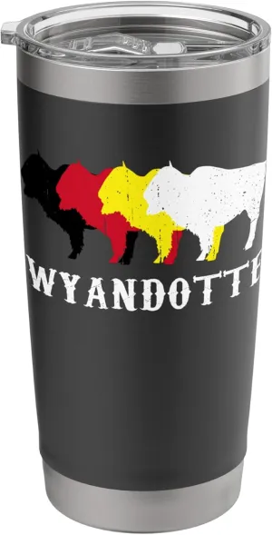 Wyandotte Nation Wyandot people Wendat tribe Stainless Steel Insulated Tumbler