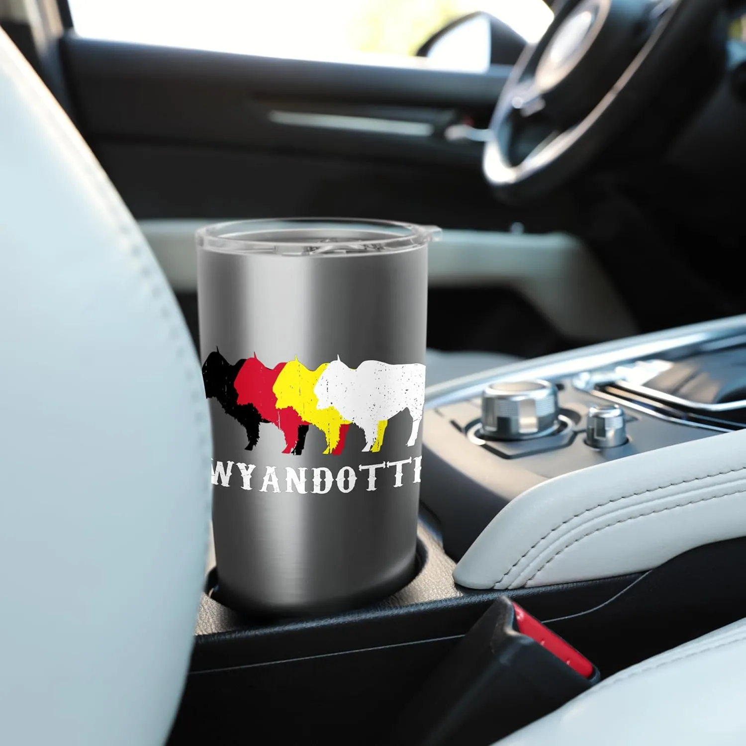 Wyandotte Nation Wyandot people Wendat tribe Stainless Steel Insulated Tumbler