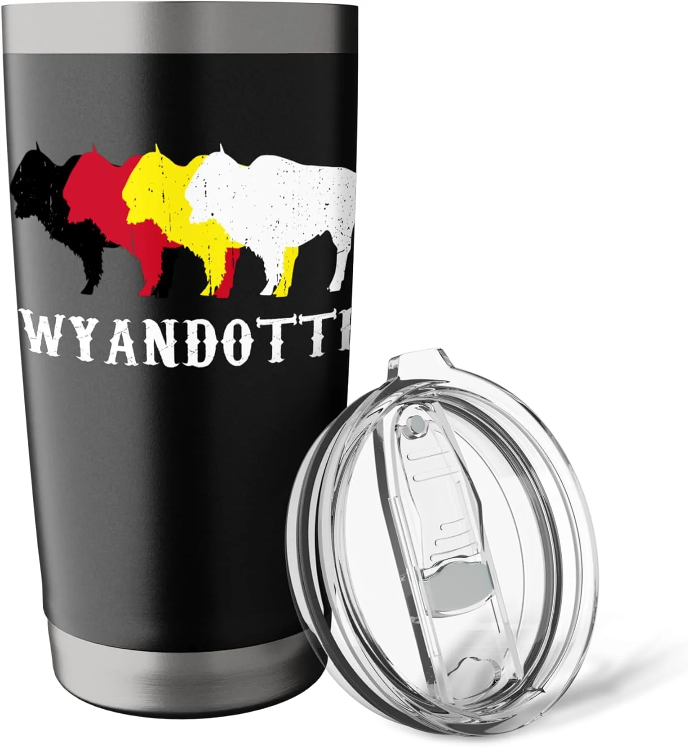 Wyandotte Nation Wyandot people Wendat tribe Stainless Steel Insulated Tumbler