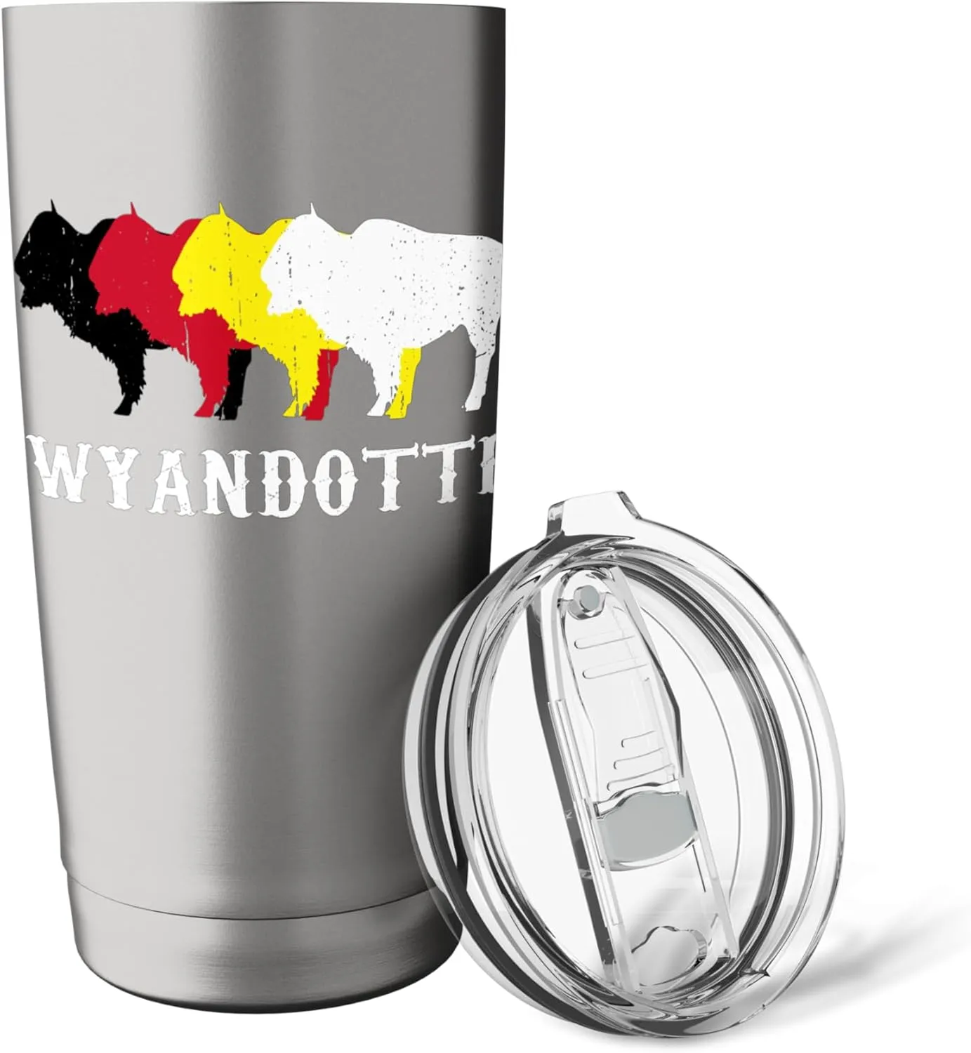 Wyandotte Nation Wyandot people Wendat tribe Stainless Steel Insulated Tumbler