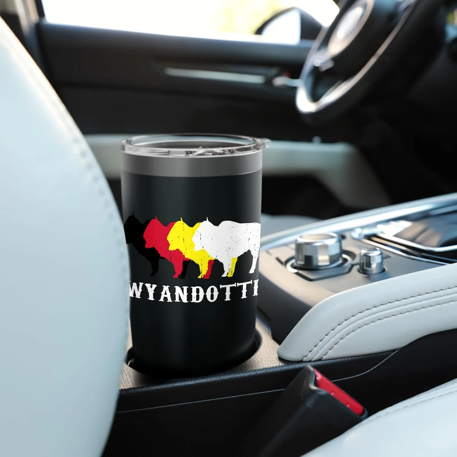 Wyandotte Nation Wyandot people Wendat tribe Stainless Steel Insulated Tumbler