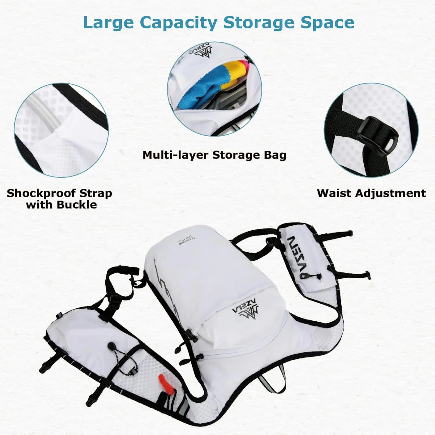 YAPJEB Lightweight Hydration Backpack