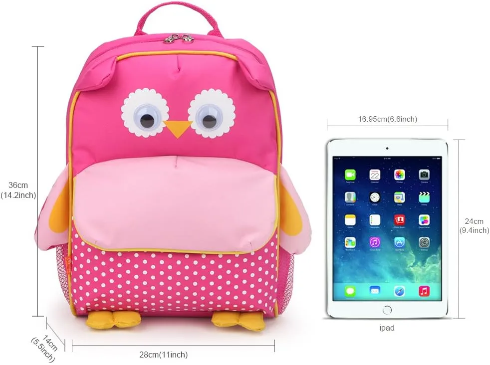 Yodo Little Kids School Bag Pre-K Toddler Backpack - Name Tag and Chest Strap