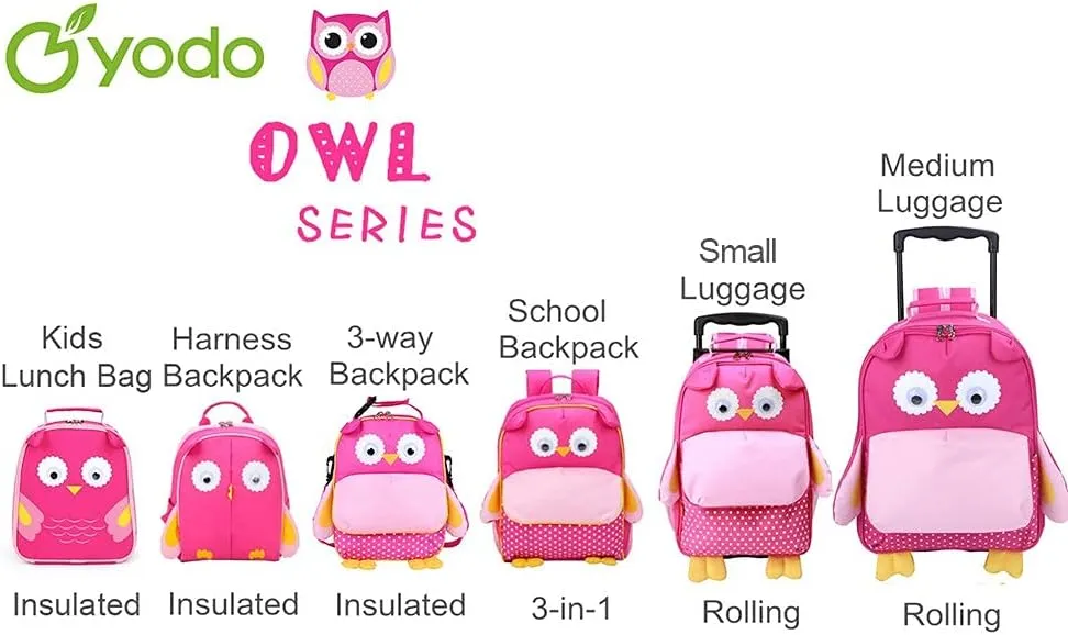 Yodo Little Kids School Bag Pre-K Toddler Backpack - Name Tag and Chest Strap