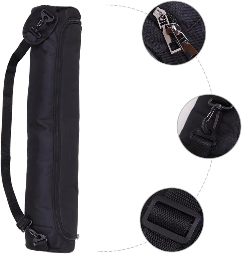 Yoga Bag Crossbody Full-zip Yoga Mat Carrier Pilates Mat Holder Yoga Carry Bag Pilates Mat Sling Bag Cross Body Sling Single Shoulder Bag Diagonal Span Canvas Carrying Bag