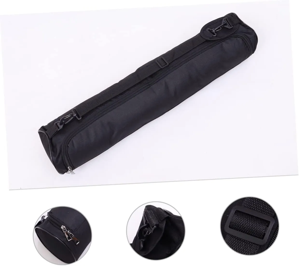 Yoga Bag Crossbody Full-zip Yoga Mat Carrier Pilates Mat Holder Yoga Carry Bag Pilates Mat Sling Bag Cross Body Sling Single Shoulder Bag Diagonal Span Canvas Carrying Bag